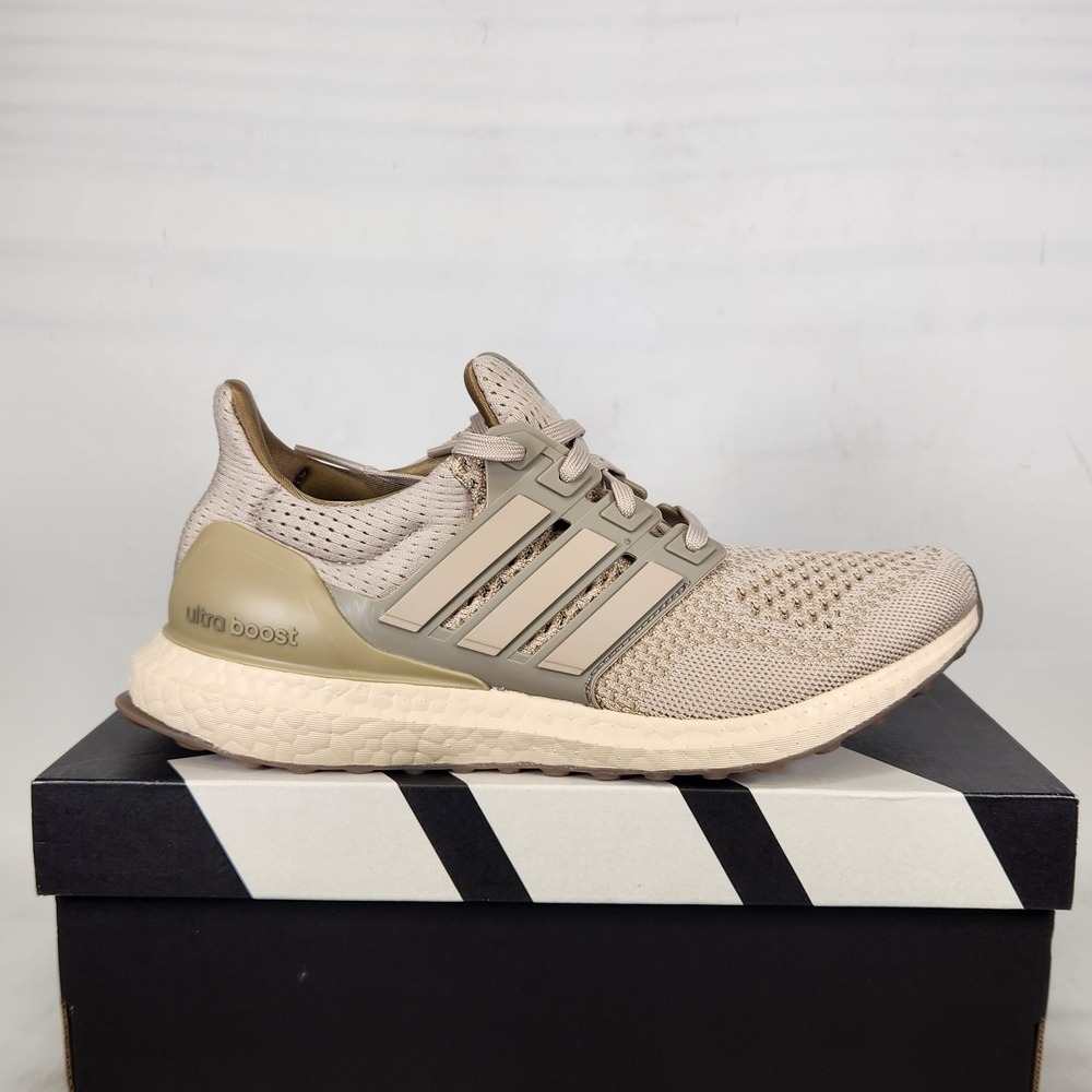 Adidas Ultraboost 1.0 Running Shoes Mens Size 7 Sand Tan Athletic Sneakers